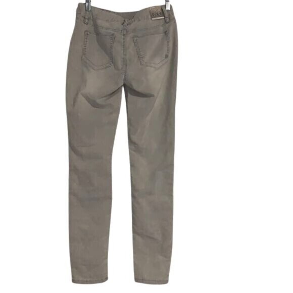 Indigo Rein Womens Flex Skinny Jeans Size 7 Light Taupe Denim Stretch Mid-Rise C - Picture 5 of 11